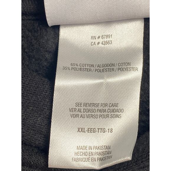 NFL Team Apparel Youth Steelers Black Yellow Pullover Hoodie Size XXL (18) - Picture 6 of 6